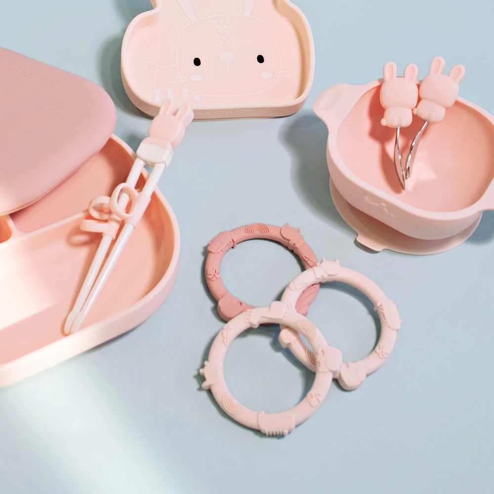 Ensemble Anneau DentitionRose