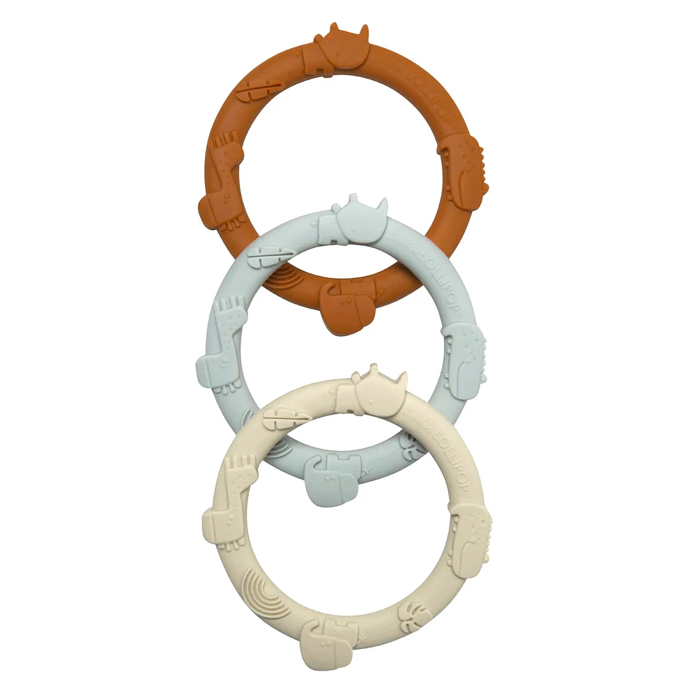 Ensemble Anneau Dentition Jungle - Miel/Ginger