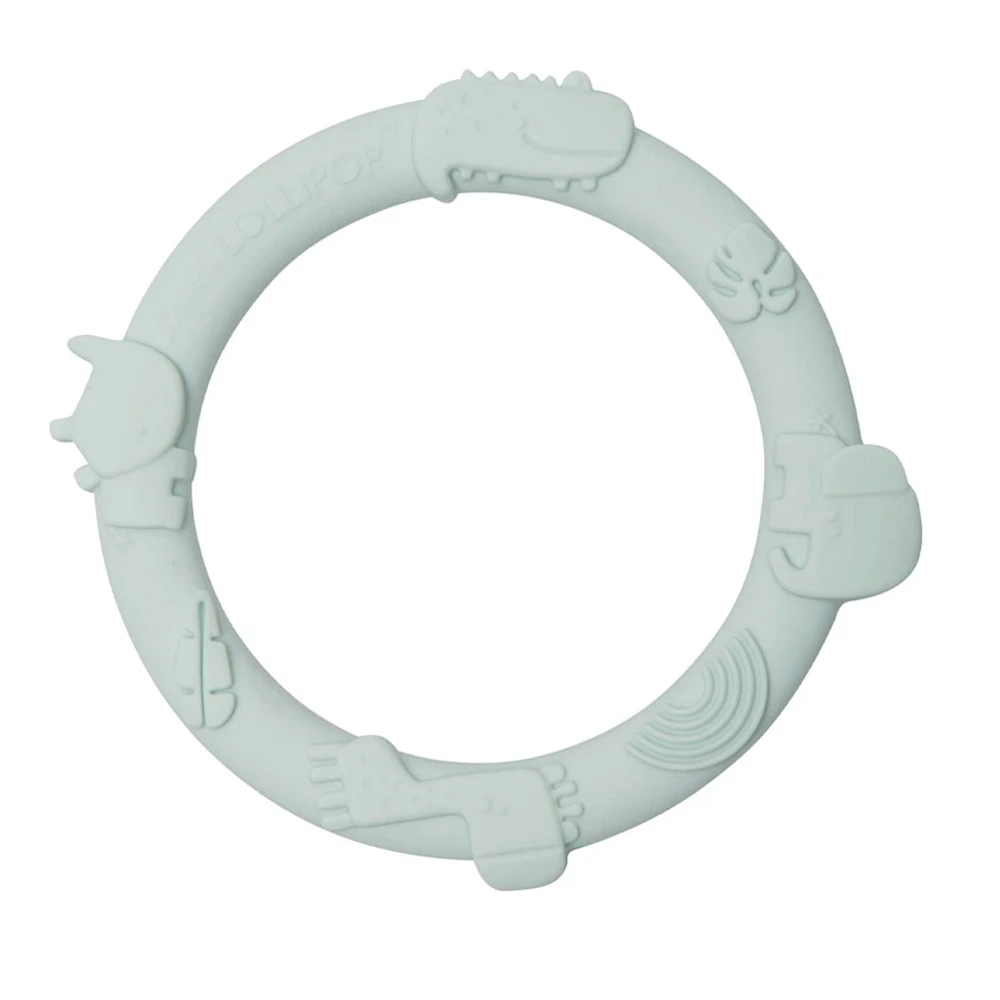 Wild Teething Ring Set - Sage/Green