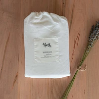 Drap Contour en Lin pour Couchette - Blanc