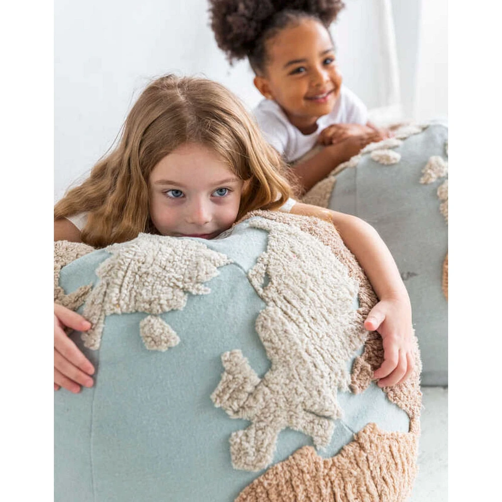 Pouf - World Map
