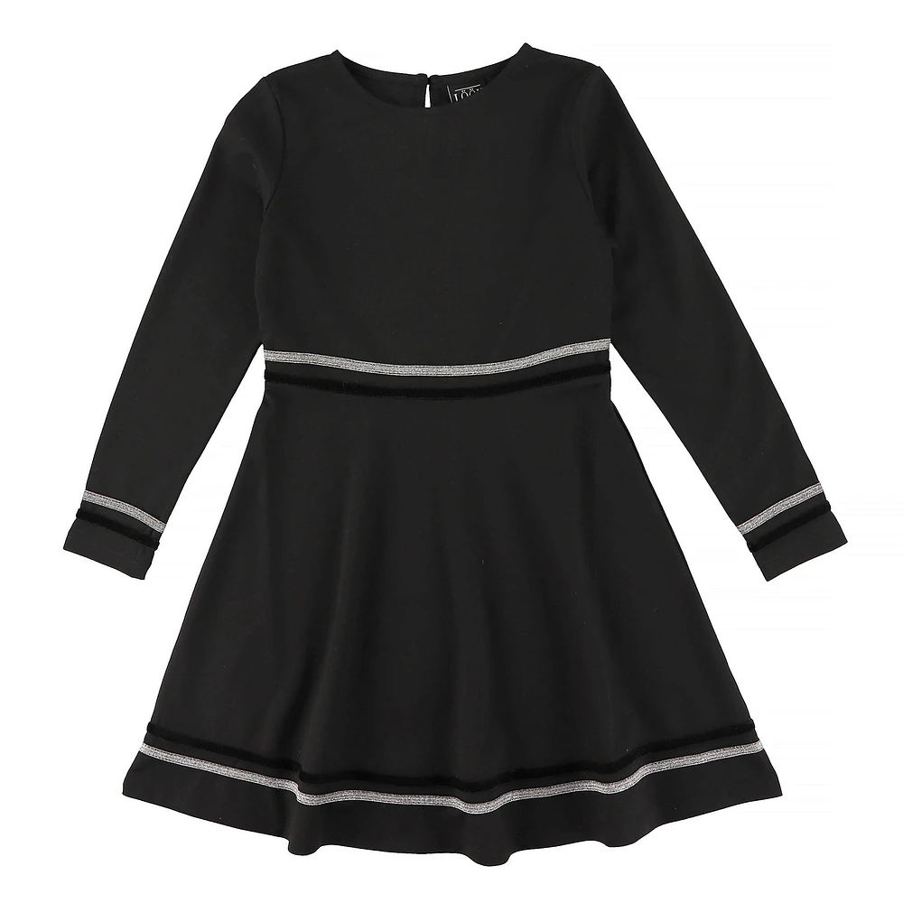 Melody Black Dress 7-14y