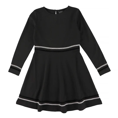Melody Black Dress 7-14y