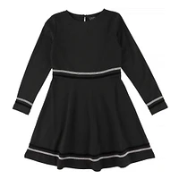 Melody Black Dress 7-14y
