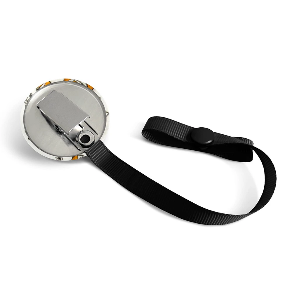 Pacifier Clip - Orange Fox