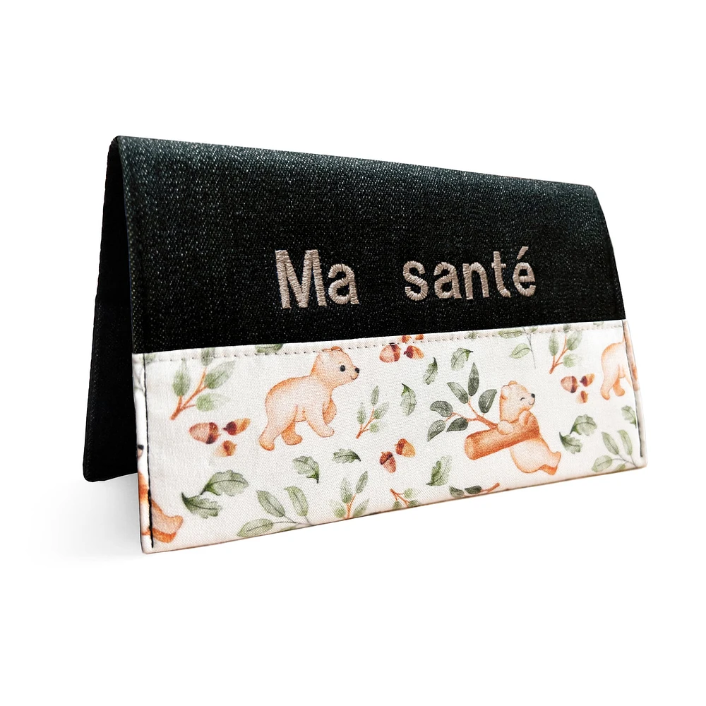 Health Booklet Case - Little Bear
