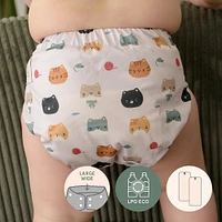 Large Elastic Cloth Diaper 10-35lb