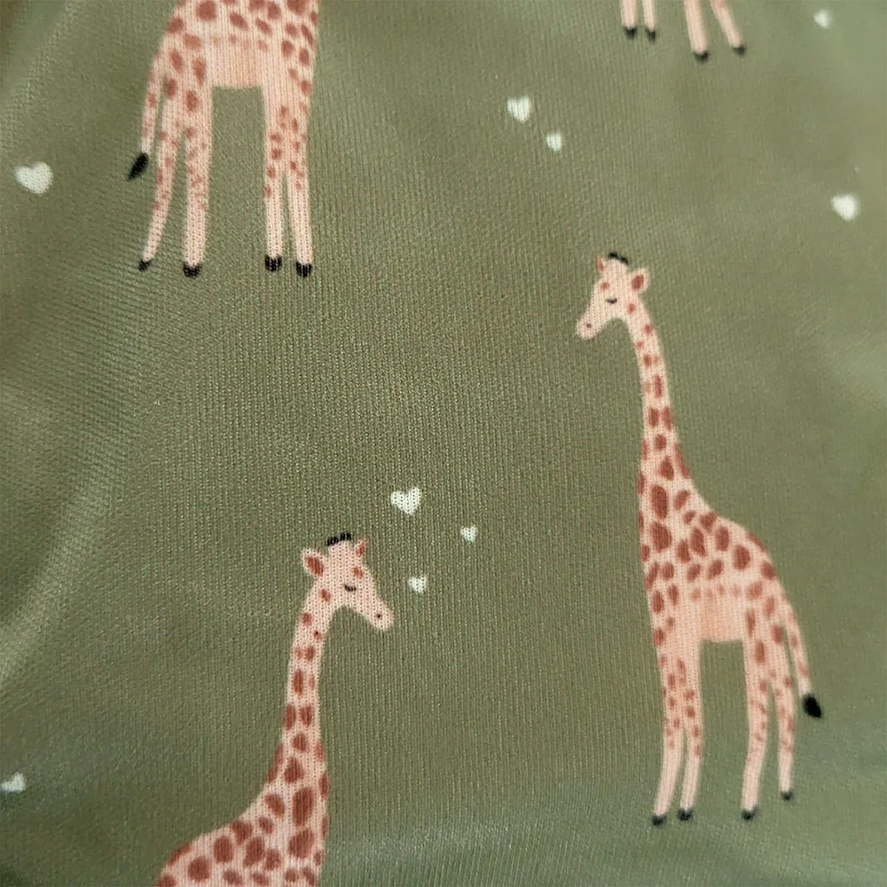 Large Elastic Cloth Diaper 10-35lb -Giraffe