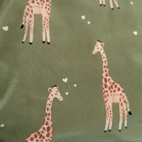Large Elastic Cloth Diaper 10-35lb -Giraffe
