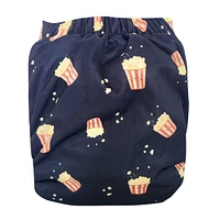 Large Elastic Cloth Diaper 8-35lb- Popcorn