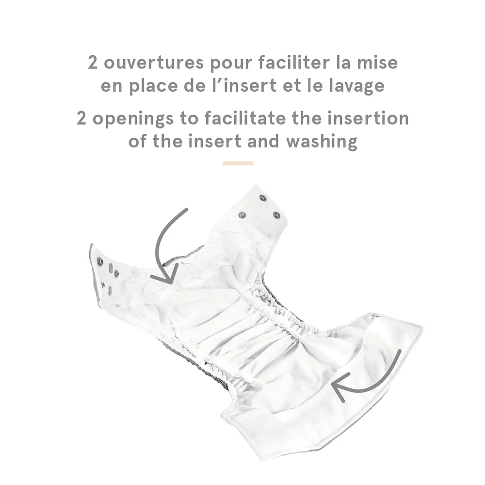 Couche Lavable Élastique Large 10-35lb - Vélo