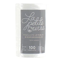 Rouleau Feuillets Jetables Biodégradables pour Couches Lavables - 100 Feuillets