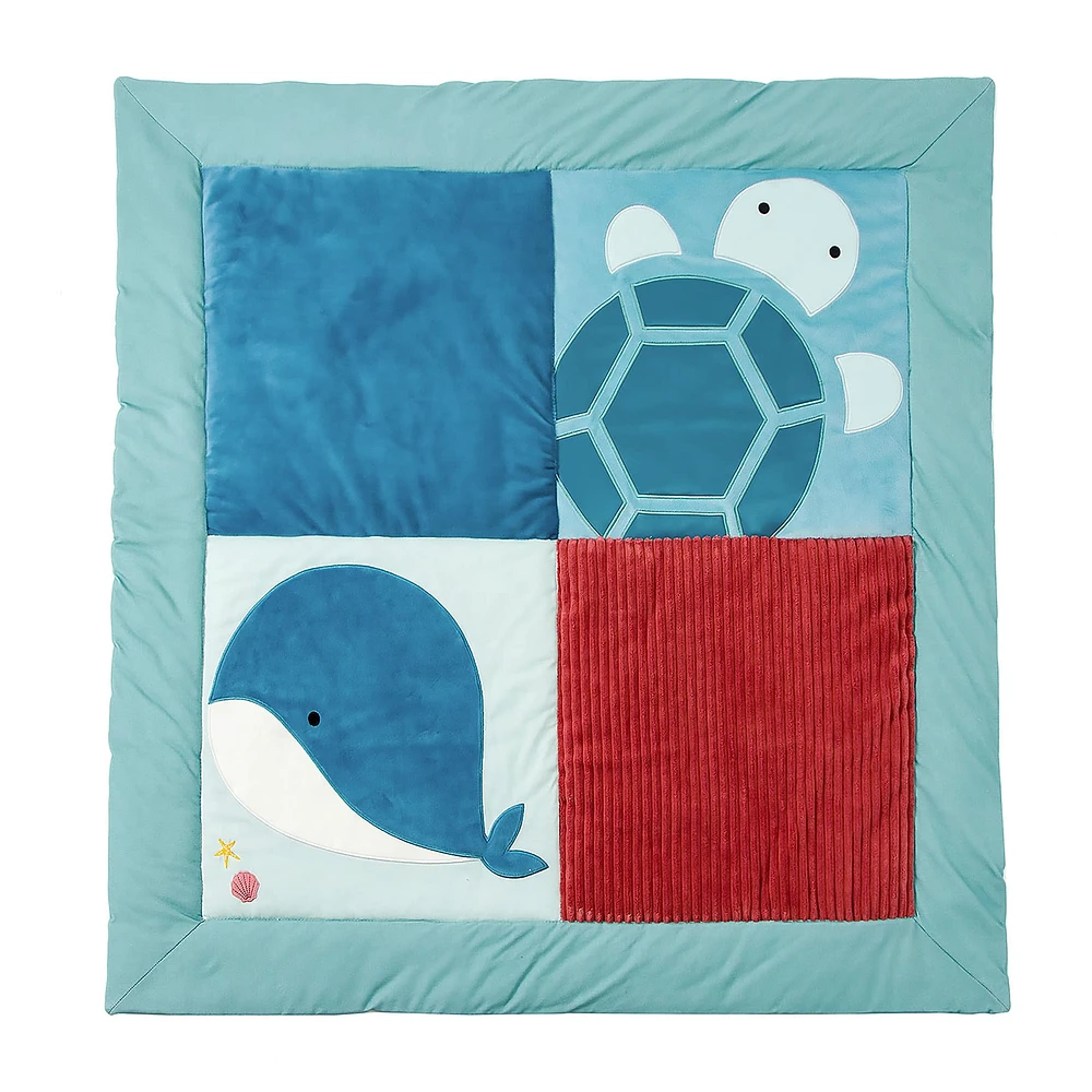 Tapis de Jeu Réversible - Océan