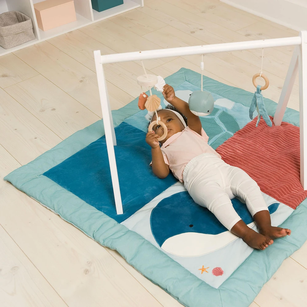 Tapis de Jeu Réversible - Océan