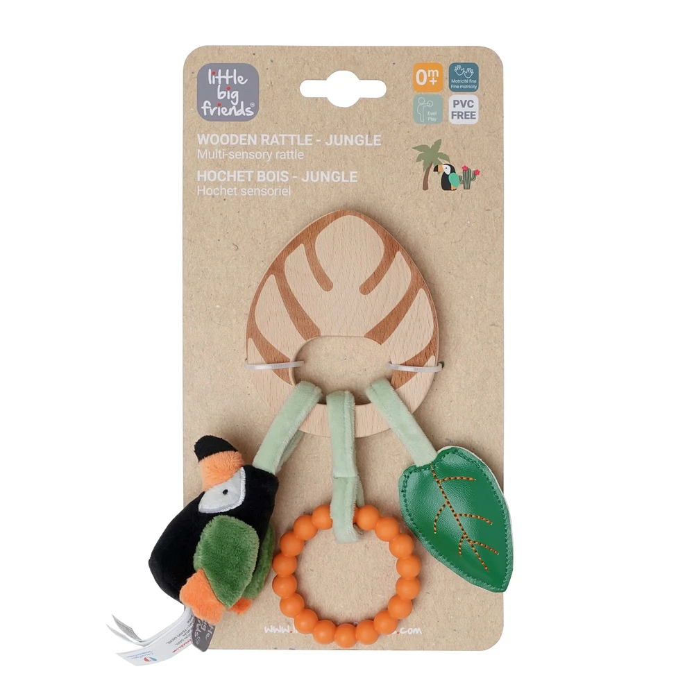 Wooden Rattle - Jungle