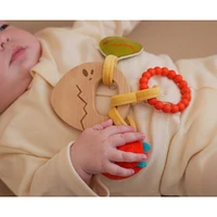 Wooden Rattle - Dino