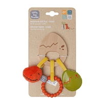 Wooden Rattle - Dino