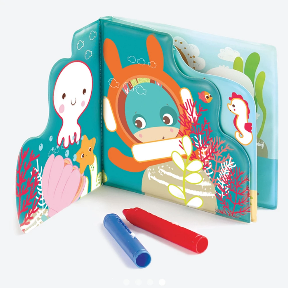 Bath Book To Coloring