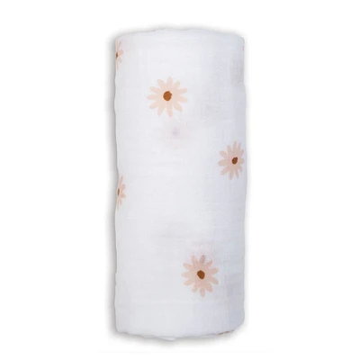 Daisies-cotton Muslin Swaddle