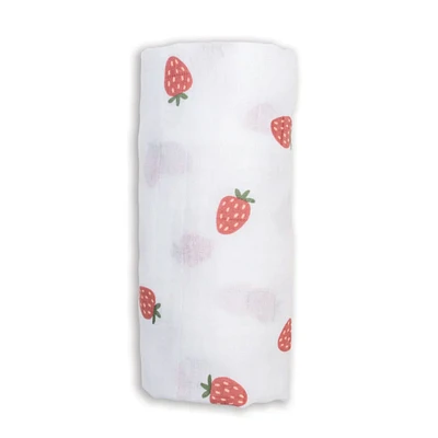 Straberries-cotton Muslin Swad