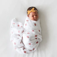Straberries-cotton Muslin Swad