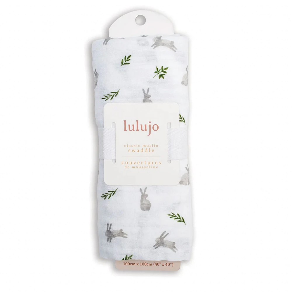 Couverture Mousseline - Lapins