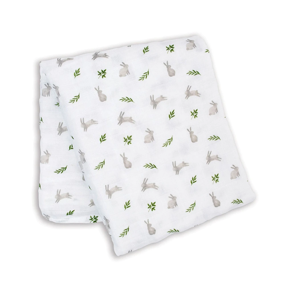 Couverture Mousseline - Lapins