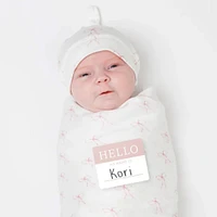 Hello World Blanket&knotted Ha
