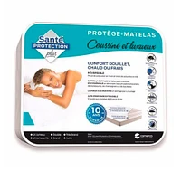 Twin Quilted Mattress Protector + 1 Pillow Protector