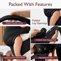 Coton Baby Carrier 3-24m - Black