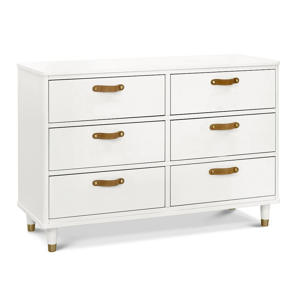 Tanner 6-Drawer Dresser - Warm White