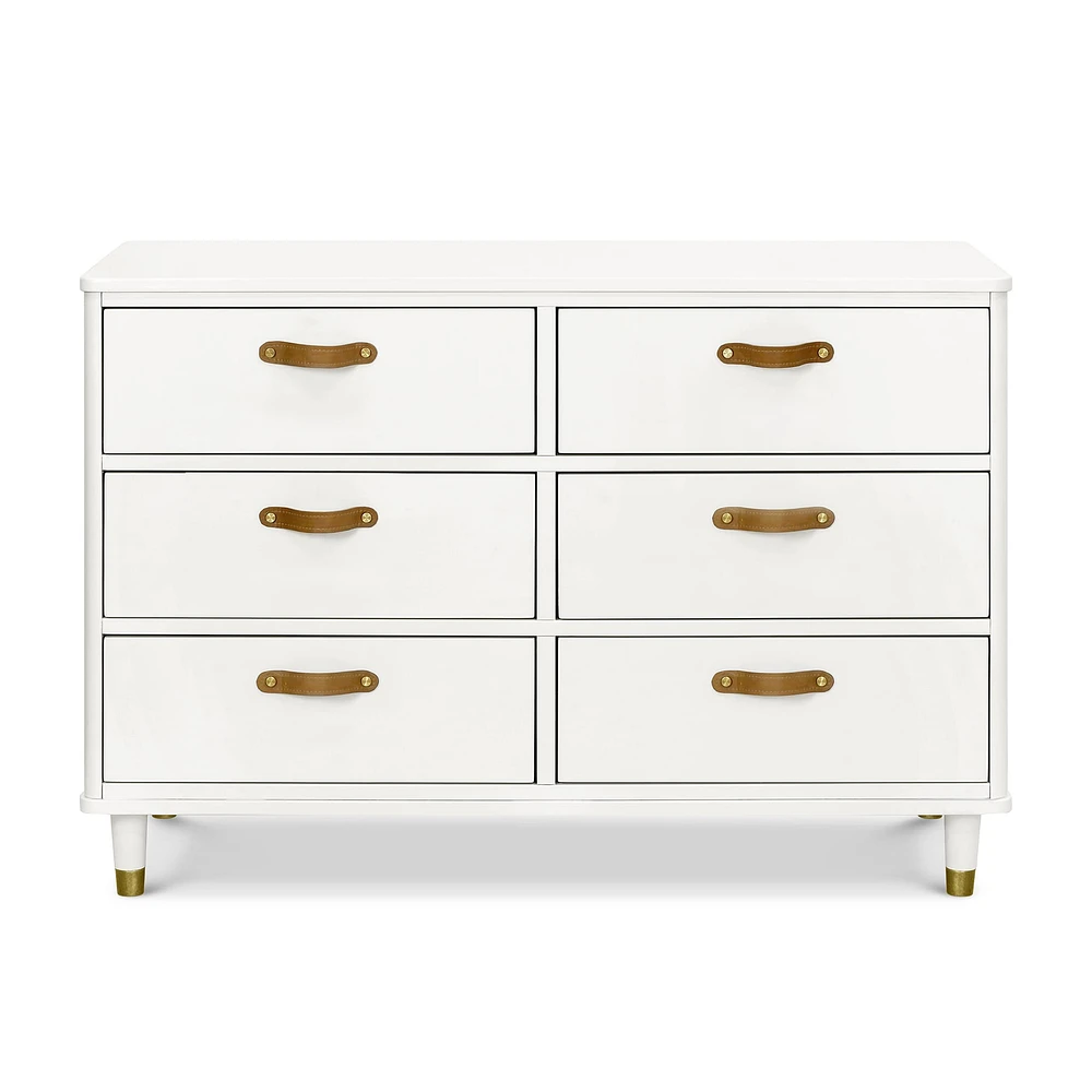 Tanner 6-Drawer Dresser - Warm White