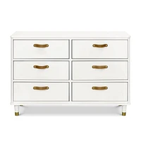 Tanner 6-Drawer Dresser - Warm White