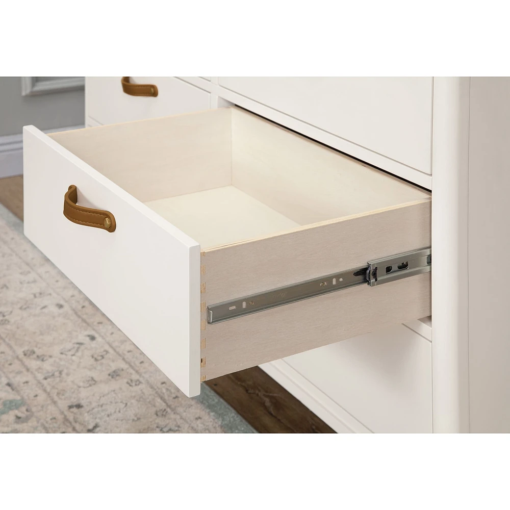 Tanner 6-Drawer Dresser - Warm White