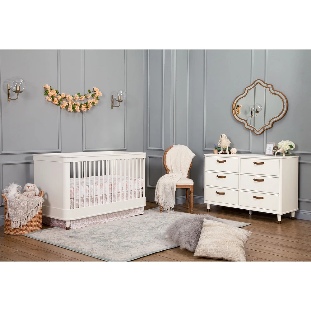 Tanner 6-Drawer Dresser - Warm White