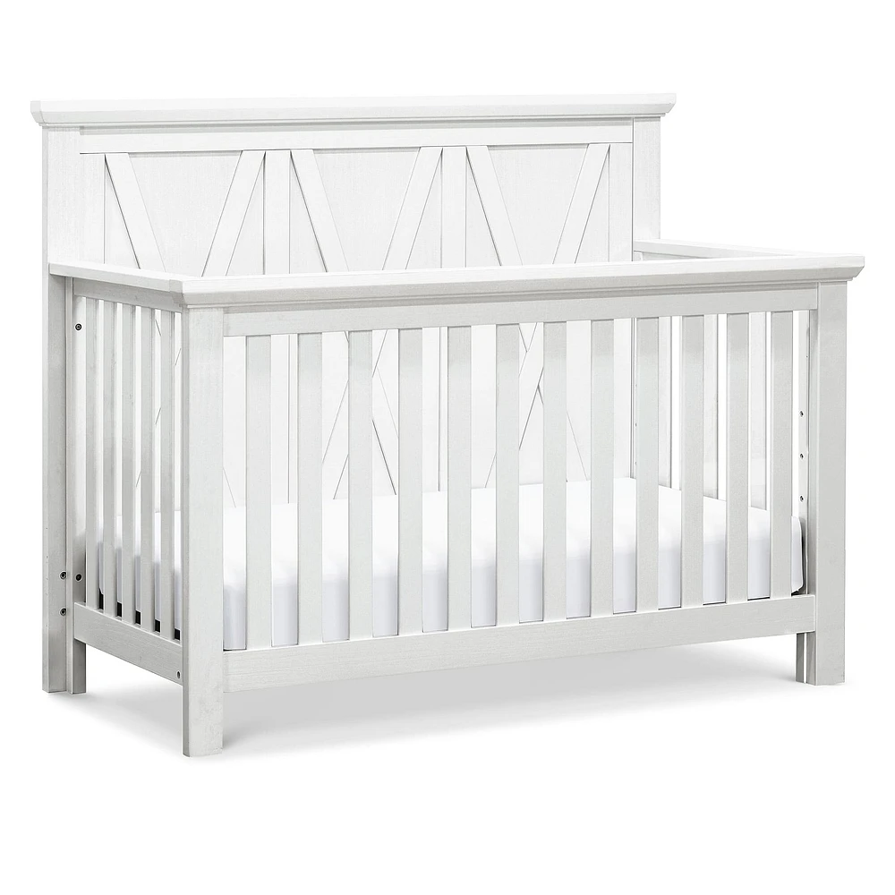 Emory Farmhouse 4-in-1 Convertible Crib - Linen White