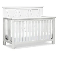 Emory Farmhouse 4-in-1 Convertible Crib - Linen White