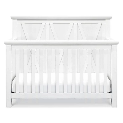 Emory Farmhouse 4-in-1 Convertible Crib - Linen White