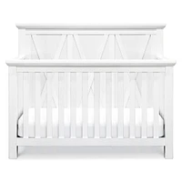 Emory Farmhouse 4-in-1 Convertible Crib - Linen White