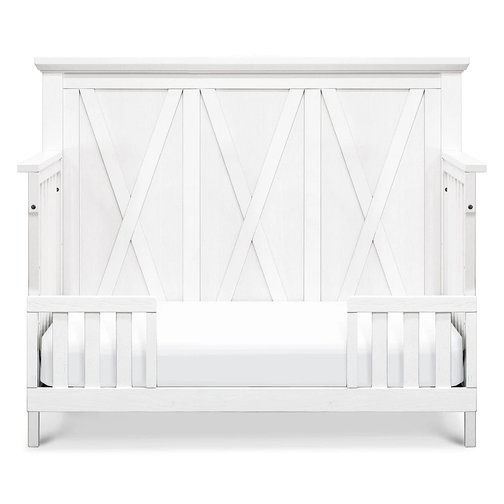 Emory Farmhouse 4-in-1 Convertible Crib - Linen White