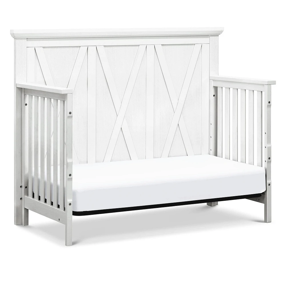 Emory Farmhouse 4-in-1 Convertible Crib - Linen White