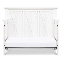 Emory Farmhouse 4-in-1 Convertible Crib - Linen White