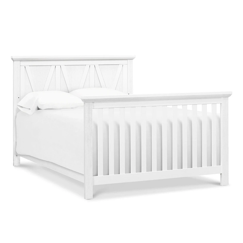 Emory Farmhouse 4-in-1 Convertible Crib - Linen White