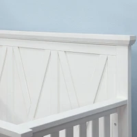 Emory Farmhouse 4-in-1 Convertible Crib - Linen White