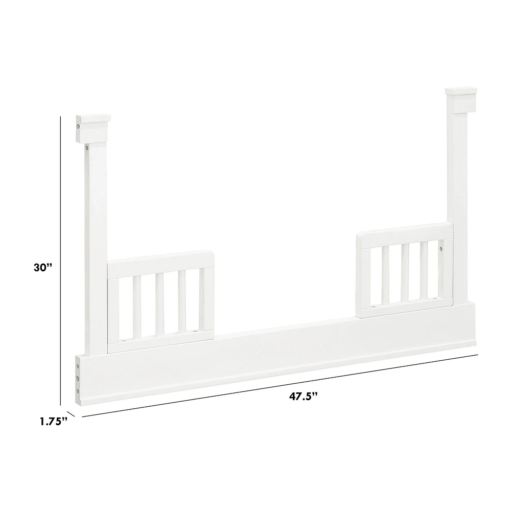 Toddler Bed Conversion Kit - Warm White