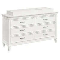 Commode 6 Tiroirs Darlington - Blanc Chaud