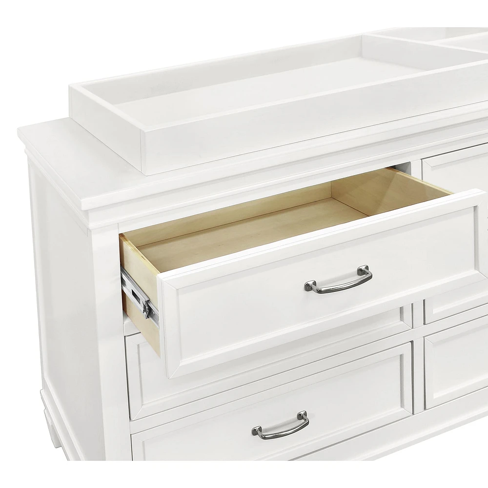 Commode 6 Tiroirs Darlington - Blanc Chaud