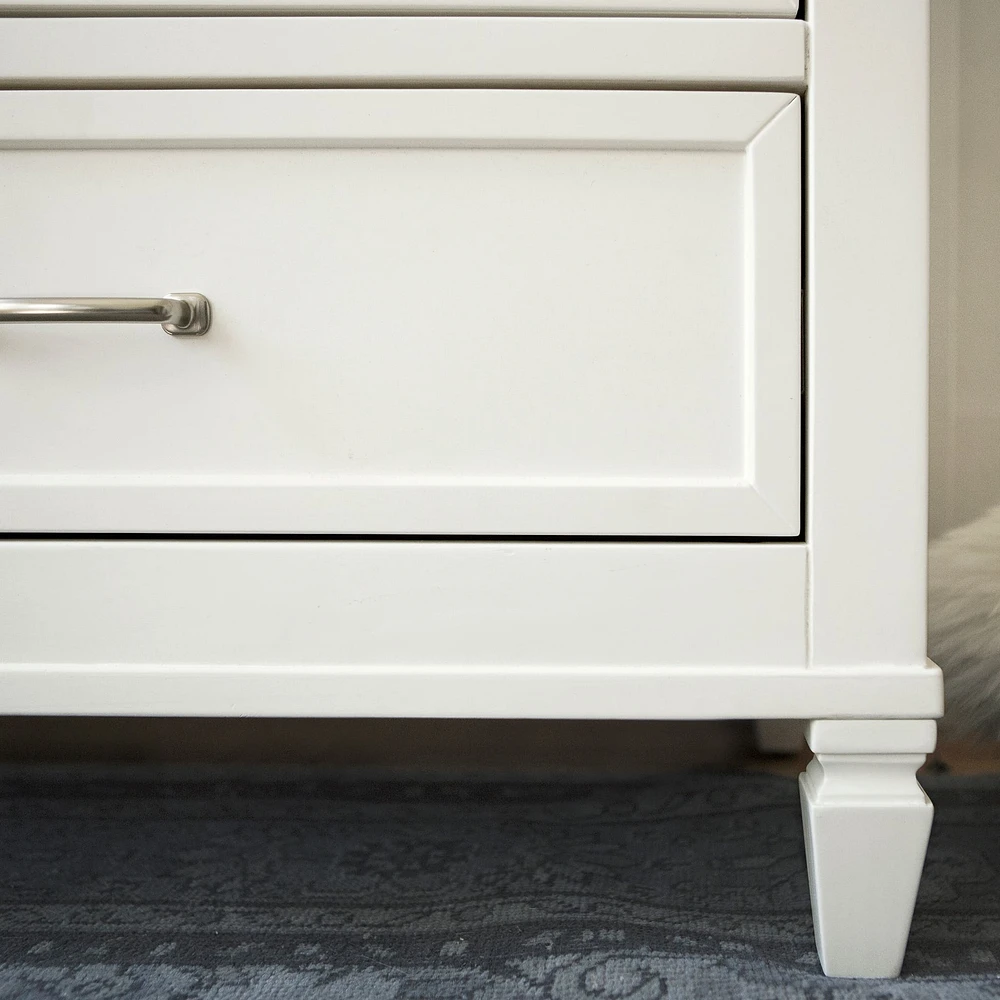 Commode 6 Tiroirs Darlington - Blanc Chaud