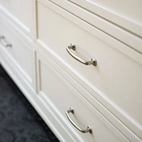 Commode 6 Tiroirs Darlington - Blanc Chaud