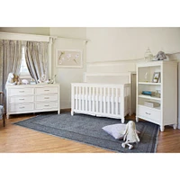 Commode 6 Tiroirs Darlington - Blanc Chaud